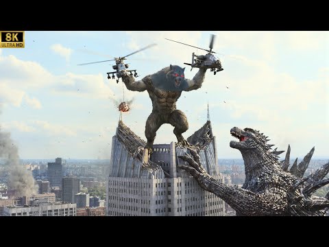 Godzilla vs. Werewolf: The Wolf Invasion And Rescue İn The City