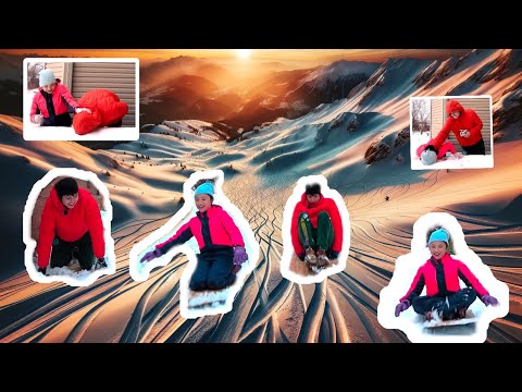 Aventuras Extremas en la Nieve con Mi Hermana: ¡Risas, Desafíos y Trineos Improvisados | Jonathan