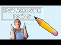 Acrostic Poem Writing Techniques