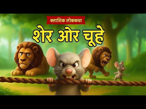चूहा और शेर की दोस्ती 🐀