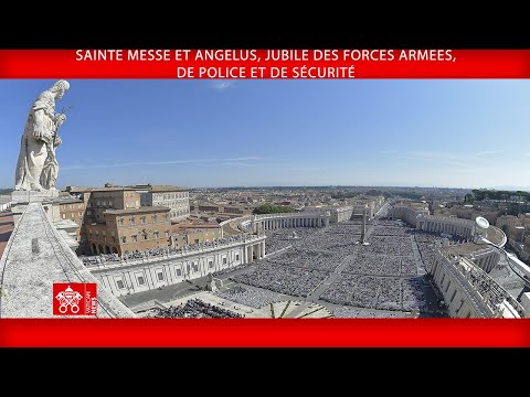 9 février 2025, Messe et Angélus, Jubilé des forces armées, de police et de sécurité | Pape François