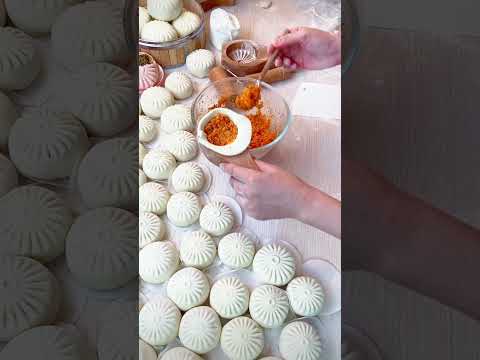 有模具，做包子简单又好看 #food #streetfood