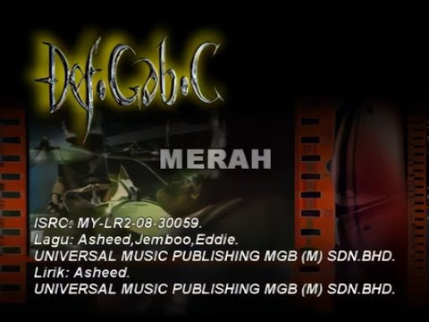 Def Gab C - Merah (Official Karaoke Video)