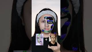 GLITCH MAKEUP TREND ! #liemakeup #makeup #makeupartist