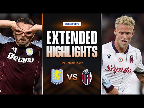Aston Villa vs. Bologna: Extended Highlights | UEL League Phase MD 1 | CBS Sports Golazo