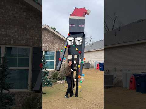 I lied to you. Let’s clear things up. #minecraftbuilds #minecraft #enderman #easydiy