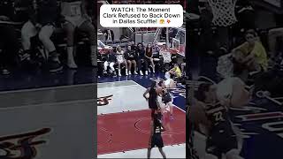 WNBA Toughness: Clark Gets Tangled But Doesn't Flinch—Eyes on the Bag! 💰🏀#basketball #short #wnba