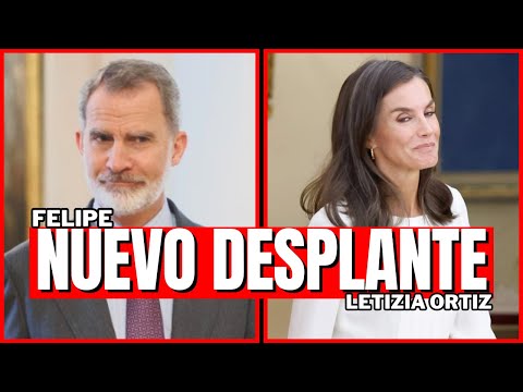 Letizia Ortiz VUELVE a dar la ESPALDA a Felipe en un DÍA MUY IMPORTANTE para él