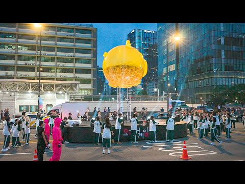 Squid Game Takeover: Massive Parade & Star-Studded Finale in Seoul Plaza 4K HDR