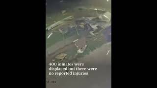 Prison roof ripped off in Nebraska storm