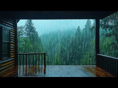 Chuva fresca para refrescar o verão, relaxar e dormir bem - Som relaxante de Chuva parra dormir