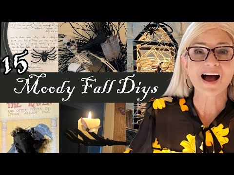 15 Dark & Moody DIY Ideas for Fall/Halloween Home Decor