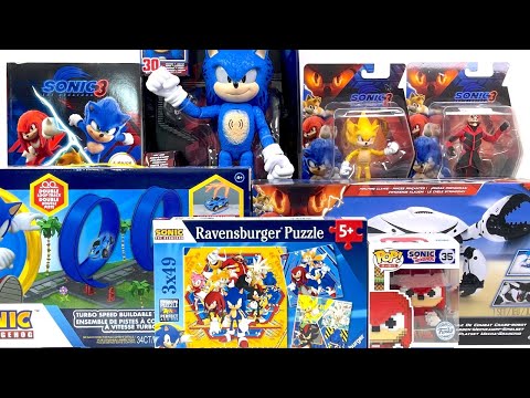 Sonic The Hedgehog 3 Unboxing Review | Ultimate Talking Sonic Figure | ASMR toy review