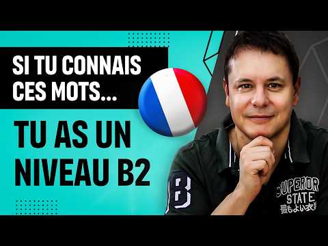 Si tu connais ces mots, tu as un niveau B2 en français !