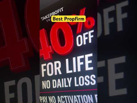 40% OFF + NO Activation Fee Take Profit Trader #trading #propfirm