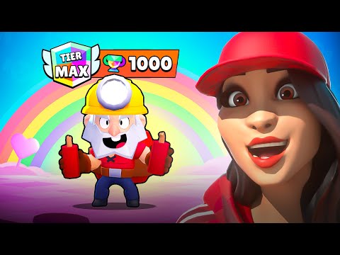 Je MONTE MON DYNAMIKE à 1000 TROPHÉES sur BRAWL STARS ! 🧨| MAX du 4EME BRAWLER
