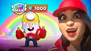 Je MONTE MON DYNAMIKE à 1000 TROPHÉES sur BRAWL STARS ! 🧨| MAX du 4EME BRAWLER