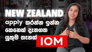 New Zealand Apply කරන්න ඉන්න කෙනෙක් දැනගත යුතුම තැනක්... IOM Sri Lanka