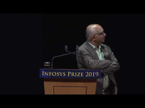 K. Dinesh announces the winner of the Infosys Prize 2019 in Mathematical Sciences