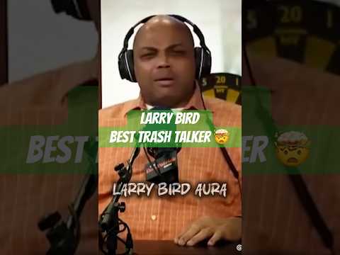 Larry Bird top trash talker of all time⁉️ #larrybird #larrybirdreaction #larrybirdhighlights