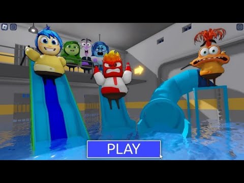 INSIDE OUT 2 WATERPARK BARRY'S PRISON RUN! #roblox #scarryobby