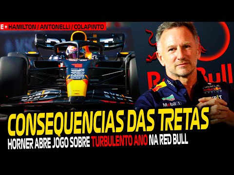 HORNER ADMITE VÁRIOS PROBLEMAS INTERNOS DERIVADOS DAS TRETAS / HAMILTON / ANTONELLI / COLAPINTO