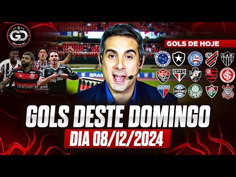 ⚽️ TODOS OS GOLS DESTE DOMINGO 08/12/2024 GOLS DE HOJE, GOLS DO DIA, GOLS DO BRASILEIRÃO (COMPLETO)