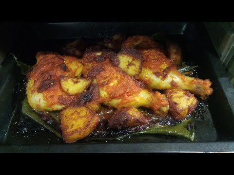 Ayam Panggang Dengan Kentang Cara Kita Sedap Sangat