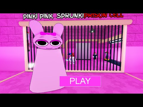 PINK SPRUNKI BARRYS PRISON RUN OBBY ROBLOX