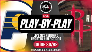 🔴LIVE - Indiana Pacers vs Houston Rockets - Play-By-Play & Reactions (12/29/25)