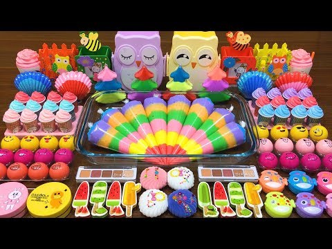 Relaxing with Piping Bags !! Mixing Random Things Into Slime !! Satisfying Slime Smoothie #7