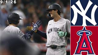 New York Yankees Highlights: vs Los Angeles Angels | 9/1/26