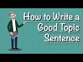 Understanding Topic Sentences and Historical Context