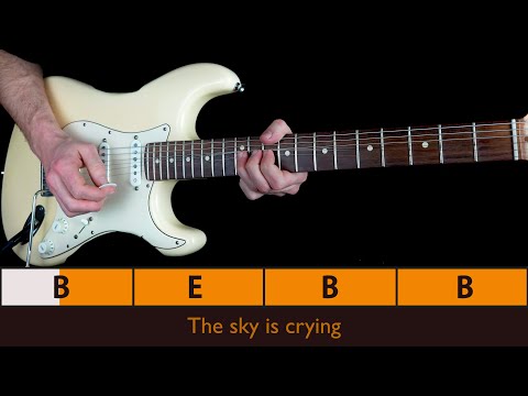 THE SKY IS CRYING - STEVIE RAY VAUGHAN - PLAY ALONG