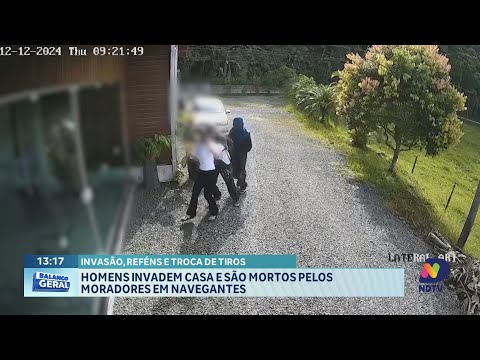 Dois homens mortos durante invasão em casa em Navegantes
