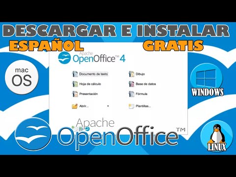 Como Instalar el paquete OpenOffice en tu Mac Gratis y en Español 2024