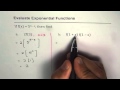 Evaluating Exponential Functions