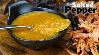 Homemade Peach BBQ Sauce