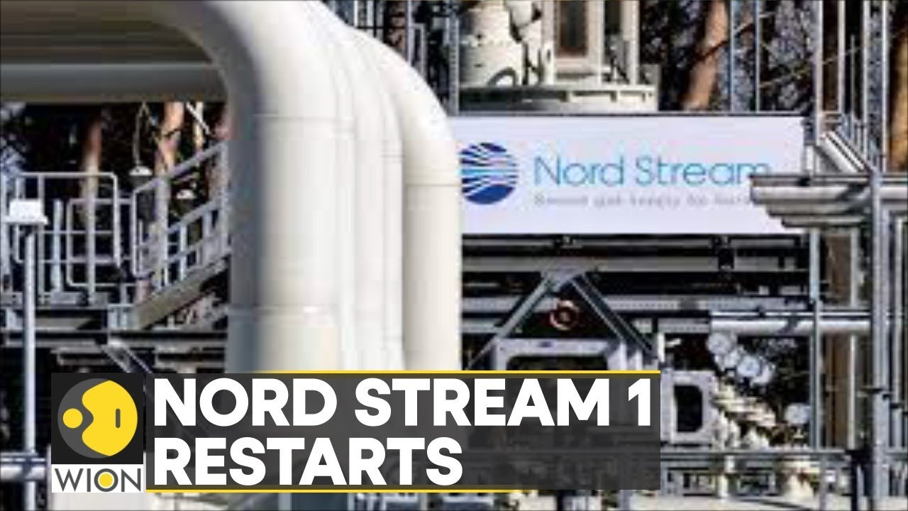 Nord Stream Gas pipeline restarts, quantity of gas supplies being delivered not known yet
