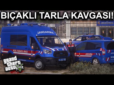 TARLADA KAVGA ÇIKTI !!!  - MOBİL KARAKOL DEVRİYE !! - GTA 5 ROLEPLAY