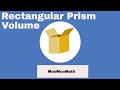 Volume of Rectangular Prisms