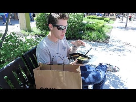 Non-Filipinos trying Pancit and Lumpia