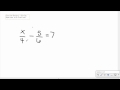 Mastering Fraction Busters in Equation Solving