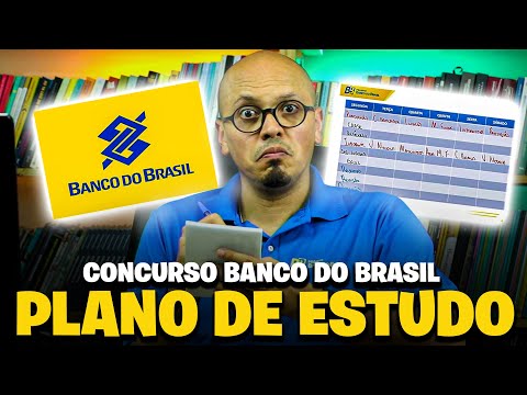 PLANO DE ESTUDOS CONCURSO BANCO DO BRASIL 2025