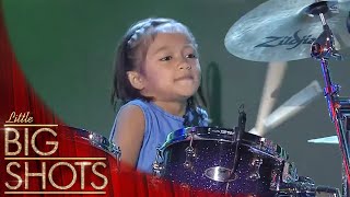 8-year-old Viral Drummer Rhian Is Already A Master! 🥁 | Little Big Shots