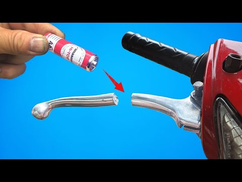 Even Harvard engineers didn't think of this! Idea of using 1,5V battery to weld aluminum brakes