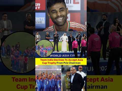 आख़िर कौन है, वह इंसान जिससे Suryakumar ने ट्रॉफी लेने से किया इनकार? #asiacup2025 #indvspak #shorts