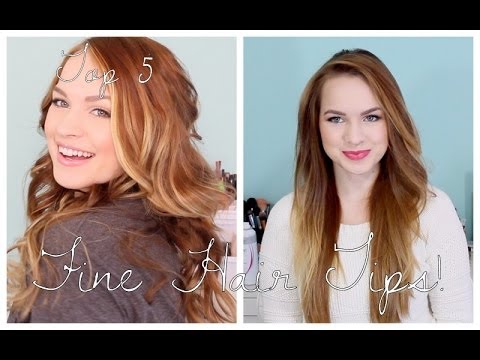 My Top 5 Fine Hair Tips FebruHairy Day 16