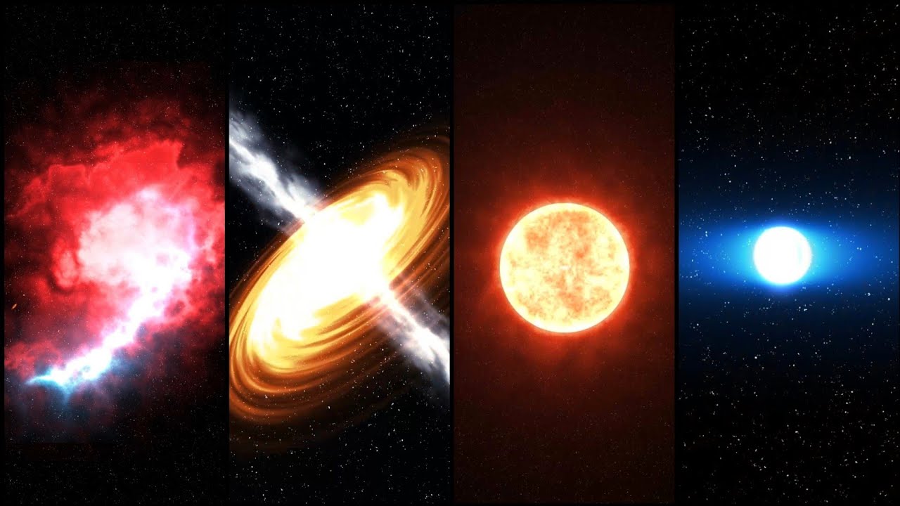 Life Cycle of a High-Mass Star in 45 seconds