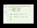 Evaluating Functions and Piecewise Concepts